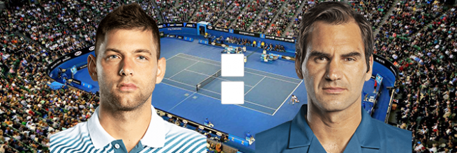 Филип Краинович – Роджер Федерер: онлайн прямой эфир матча на Австралиан Оупен 2020, 22 января 2020 года